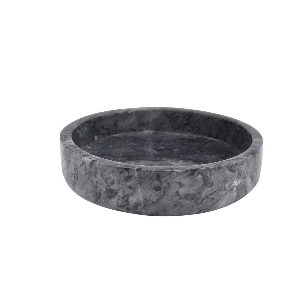 Centro de Mesa Decorativo de Mármore Preto 25cm RJC0031 BTC