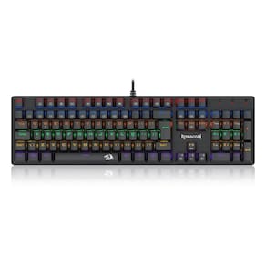Teclado Mecânico Gamer Redragon Valheim - ABNT2 - Rainbow - Switch Brown - Preto - K608-R PT-Brown