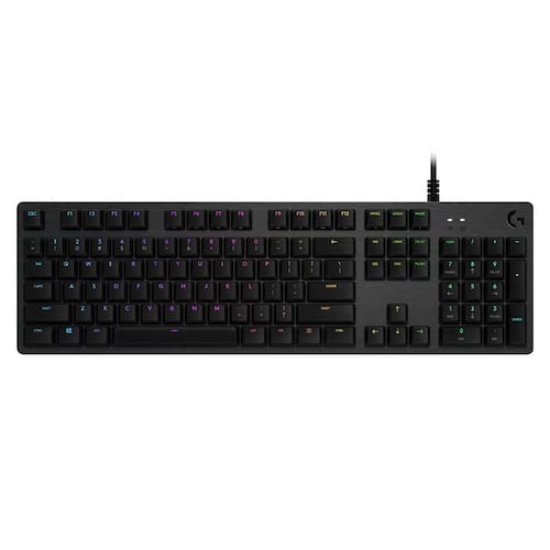 Imagem do produto Teclado Mecânico Gamer com fio Logitech G512 Carbon Switch Brown Tactile em Ponto Frio