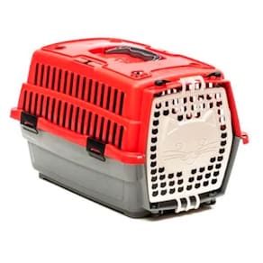 Caixa De Transporte Love Travel Para Gatos Vermelha