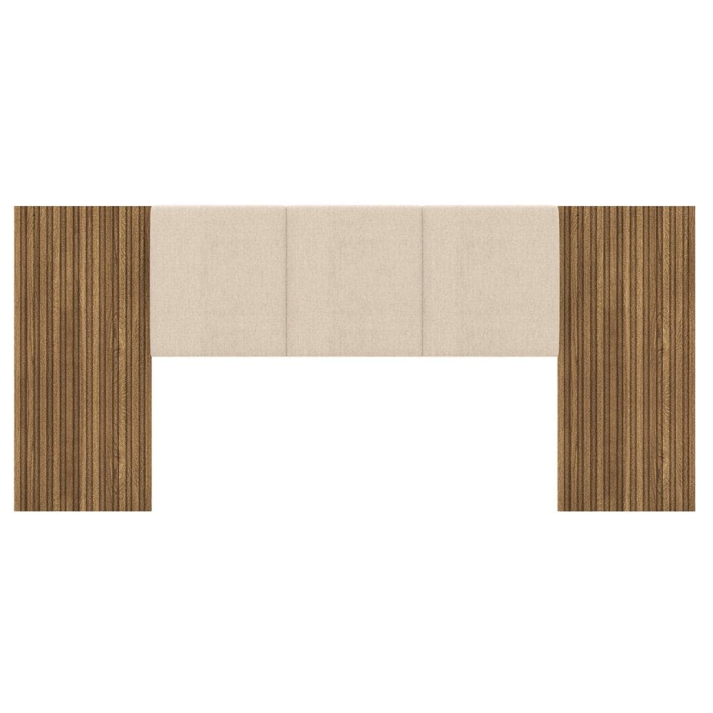 Cabeceira Casal 268 cm ZEN 50024 Nature Brisa Linho Bege VLR