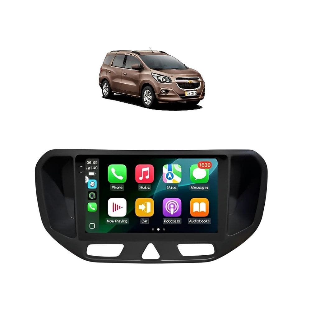 Kit Multimídia Spin LT LTZ 2012 / 2018 Android 9 Pol 2/32Gb Carplay - Vision 8990CP