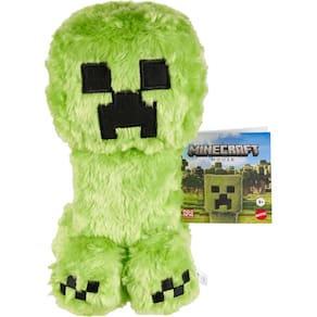 Brinquedo de pelúcia Mattel Minecraft Creeper, filme de Minecraft inspirado em 20 cm