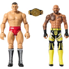 Figura de ação Mattel WWE Ricochet vs Gunther com campeonato