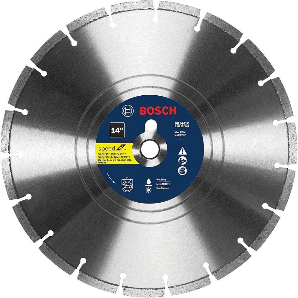 Lâmina de diamante BOSCH DB1441C 14cm para concreto, tijolo, bloco