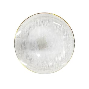 Prato Raso com Borda Dourada 26 cm N244717-8 - Quanhe