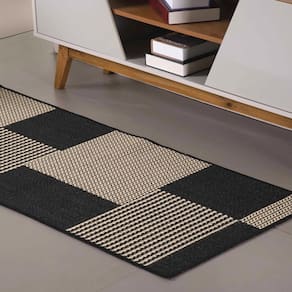 Tapete Passadeira Sisal Lancer 4,00M X 66Cm Ps32 Preto