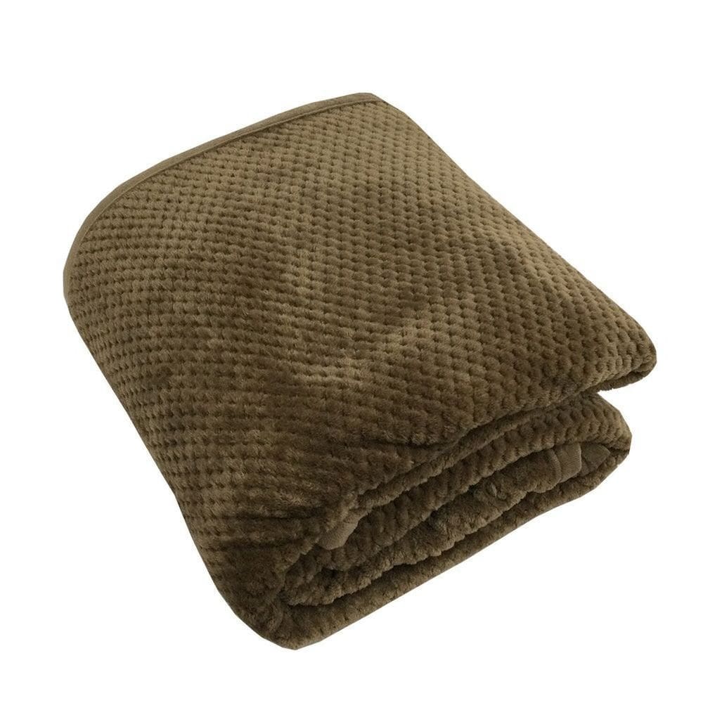 Cobertor Toque de Seda Premier Nc 2,20 X 2,40 Kaki