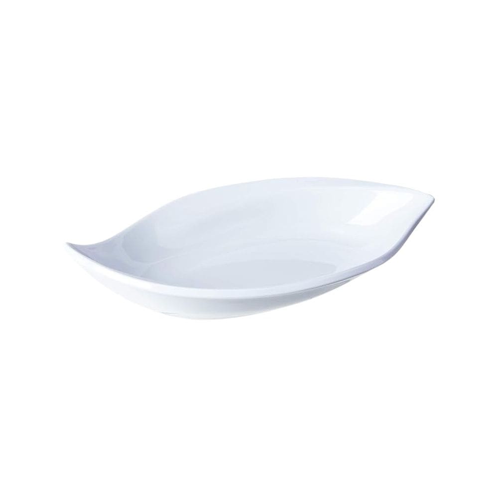 Travessa Funda Folha Melamina Haus Concept Branco 350ml