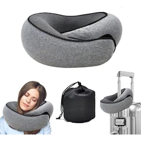 Almofada de viagem WEERSHUN Neck Plus Memory Foam Grey