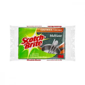 Kit com 5 Esponja Multiuso 3m Scotch Brite