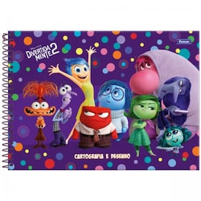 Caderno Desenho 80 Folhas Divertidamente Foroni 7043