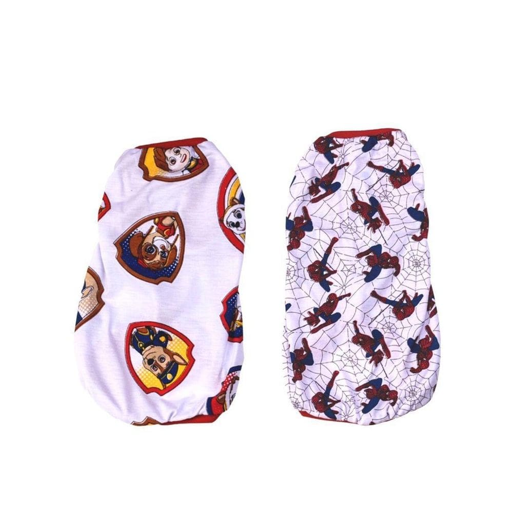 Kit 2 Roupas Para Cães - Pijamas Estampados P
