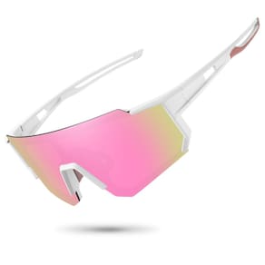 Óculos de sol esportivos STORYCOAST Polarized UV400 White Frame