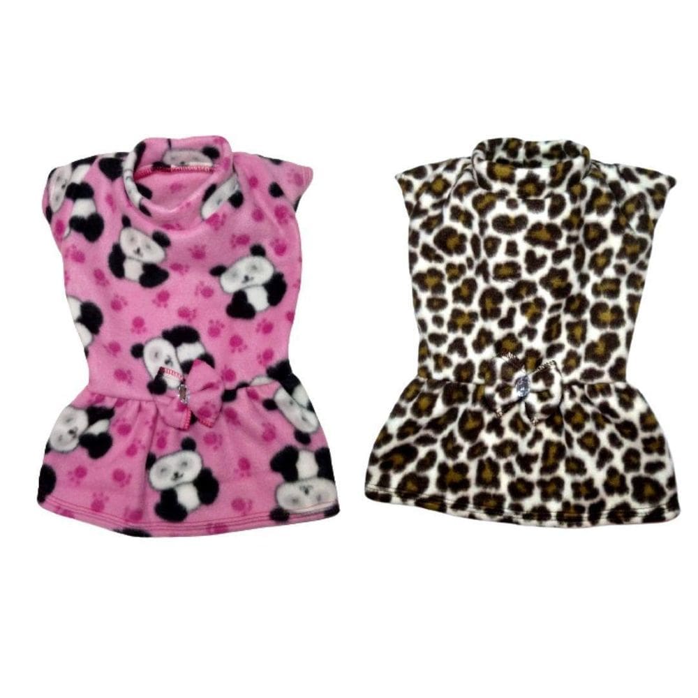 Kit 2 Roupas Para Cães - Vestidos De Inverno  G/Gg