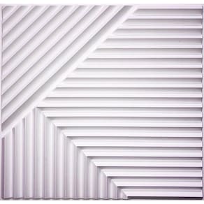 Kit 4 Placas Decorativas 3D Revestimentos 0,5Mm Ripado