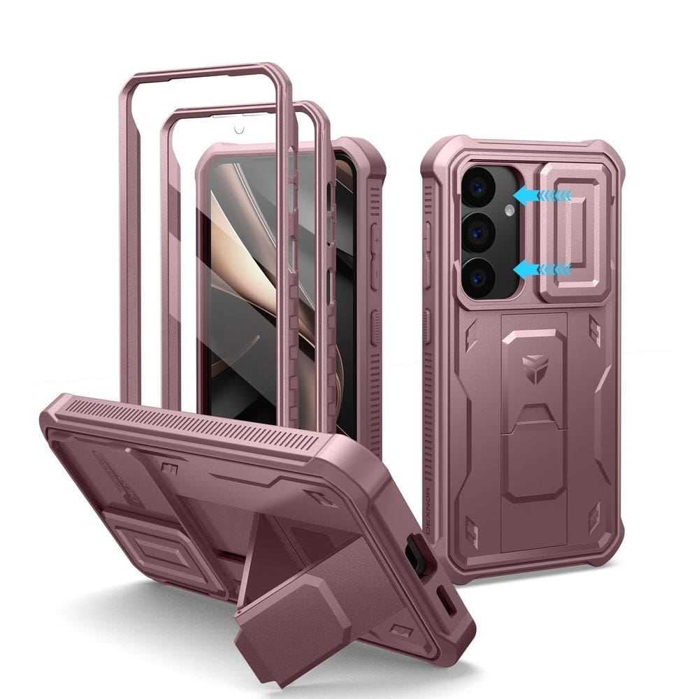 Capa Dexnor para Samsung Galaxy S25 com capa de câmera e suporte