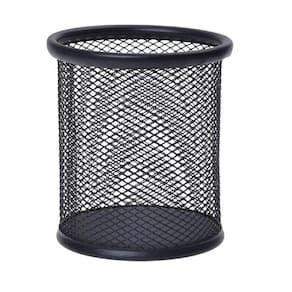 Porta Caneta, Porta Lápis, Kit Com 2 Unds, Redondo Preto