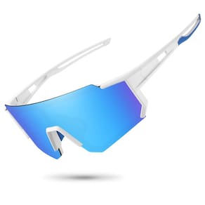 Óculos de sol esportivos STORYCOAST Polarized UV400 White Frame