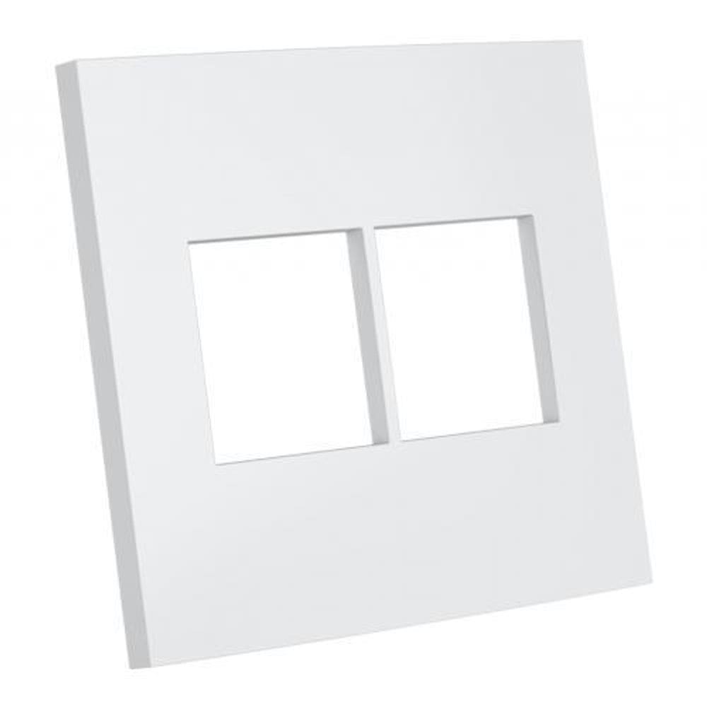 Placa 4X4 Para 4 Modulos Suporte Enerbras Dubai Ed5312-E5