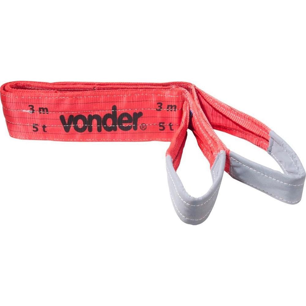 Cinta Elevação De Carga 5Tx6,0M Vermelha Ce560 - Vonder