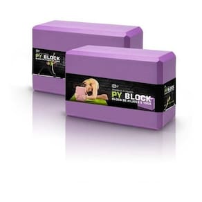 Bloco Para Exercícios Yoga Pilates Alongamento - Violeta