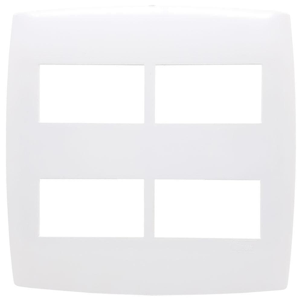 Blux Home Placa 4X4 Com 4 Módulos Horizontais