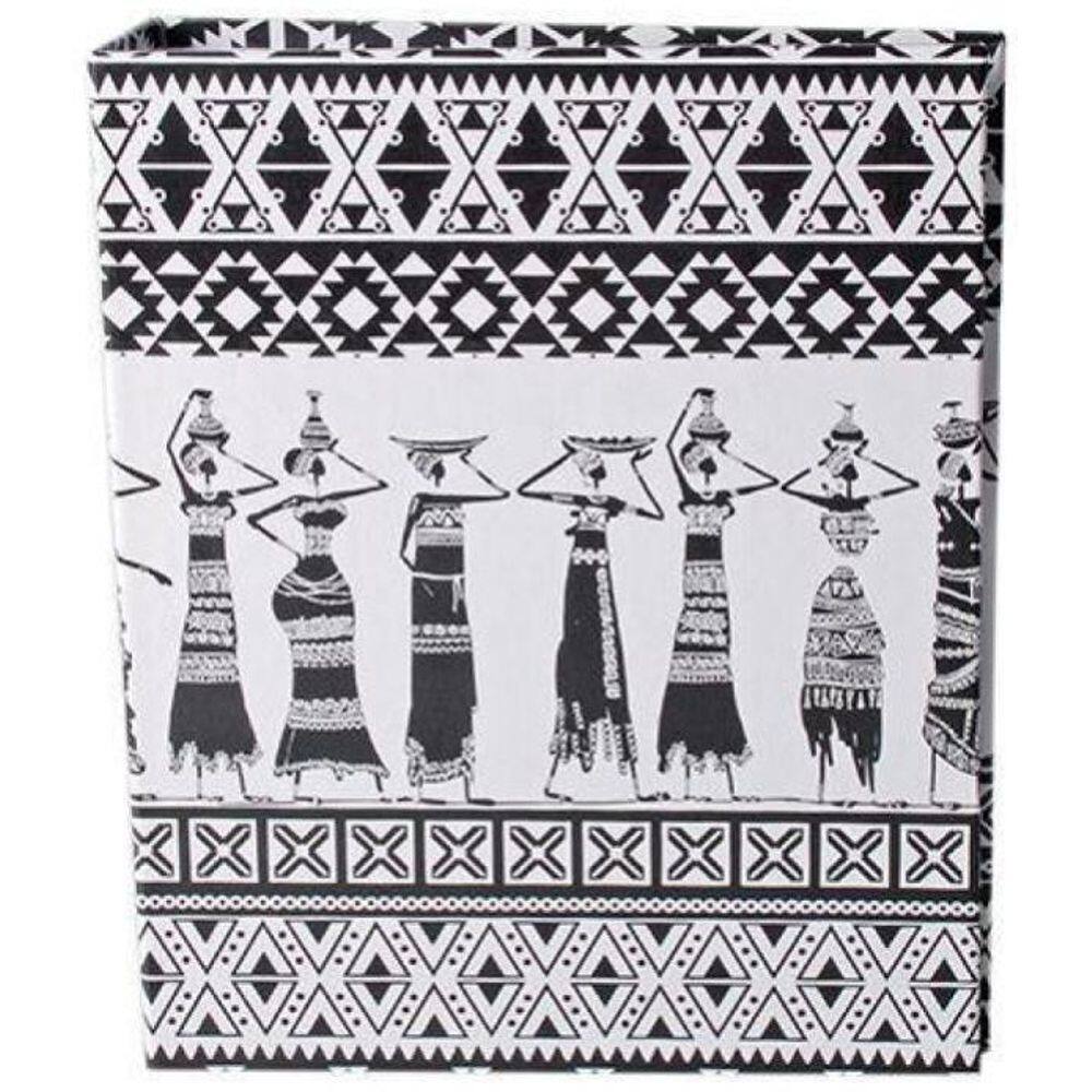 Álbum 120 Fotos 10X15 Eco Rec 105/06 Étnico Preto E Branco