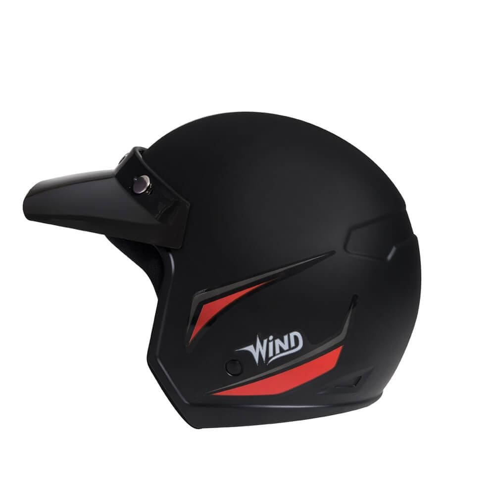 Capacete Taurus 10021857 Preto Fosco-Vermelho Tamanho 58