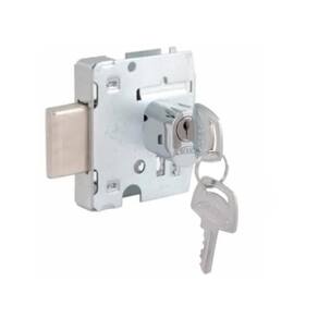 Fechadura Blindex Vidro Porta De Bater Lingueta Oval