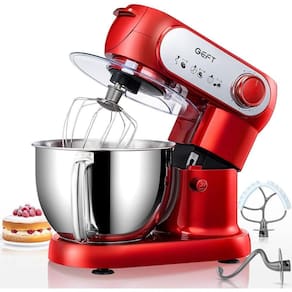 Batedeira Geft 6 Qt 600w Cabeça Inclinável Vermelha