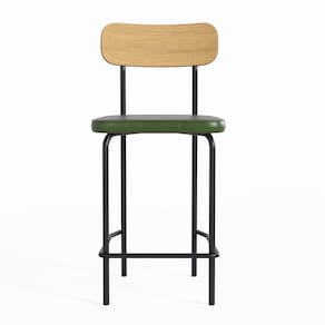 Banco Alto Student Preto/Verde - Overseas