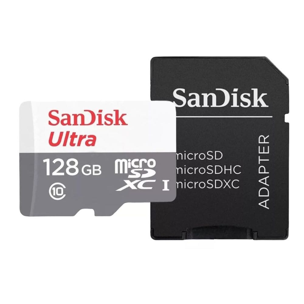 Cartão de Memória Sandisk Ultra 128GB MicroSD Classe 10 100MB/S