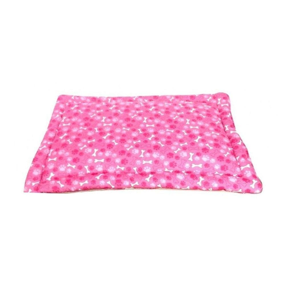 Colchonete Para Cães E Gatos Rosa G 65 X 75 Cm