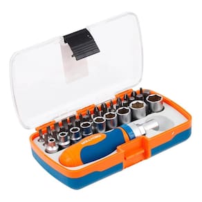 Jogo De Bits Profissional 25Mm 38 Peças Com Estojo -Dexter