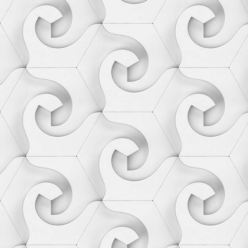 Papeld De Parede 3D Geometricos Ondas Adesivo Sala Quarto