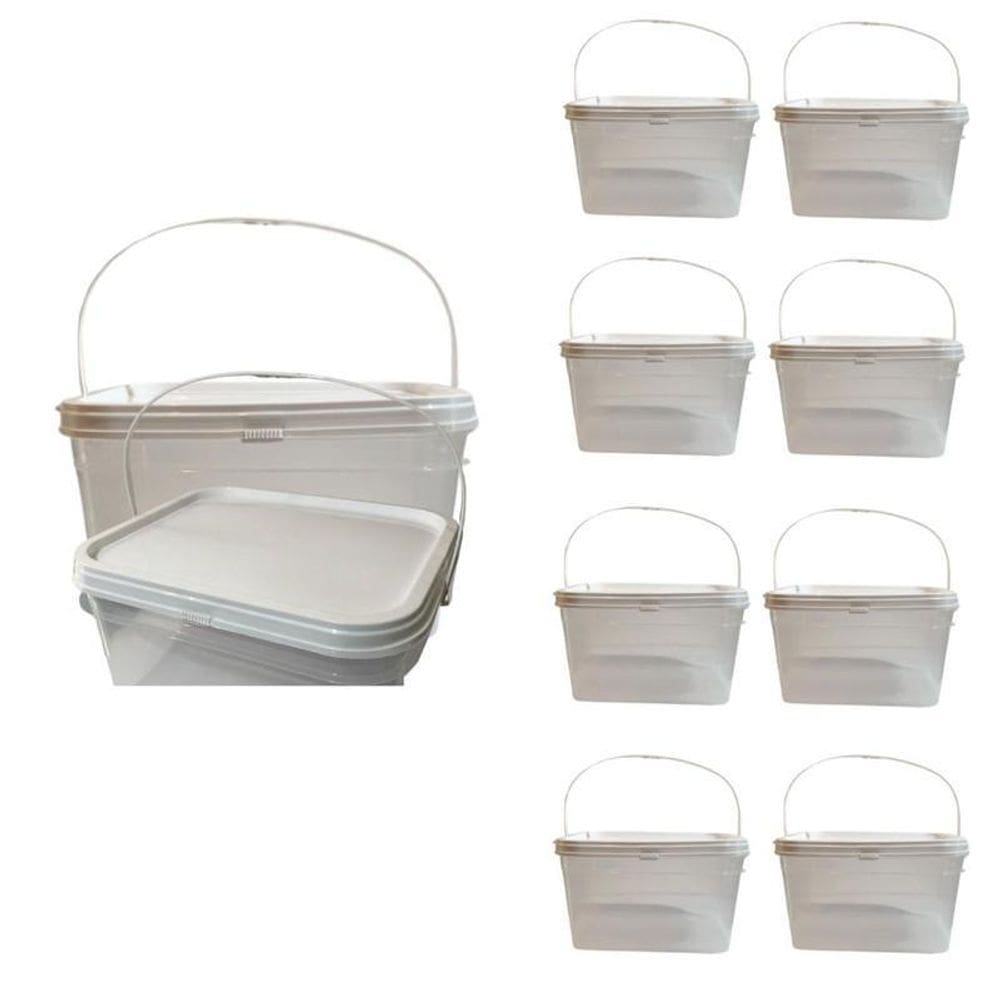 Balde Para Colorir 2.4 Litros-Kit 8 Pçs
