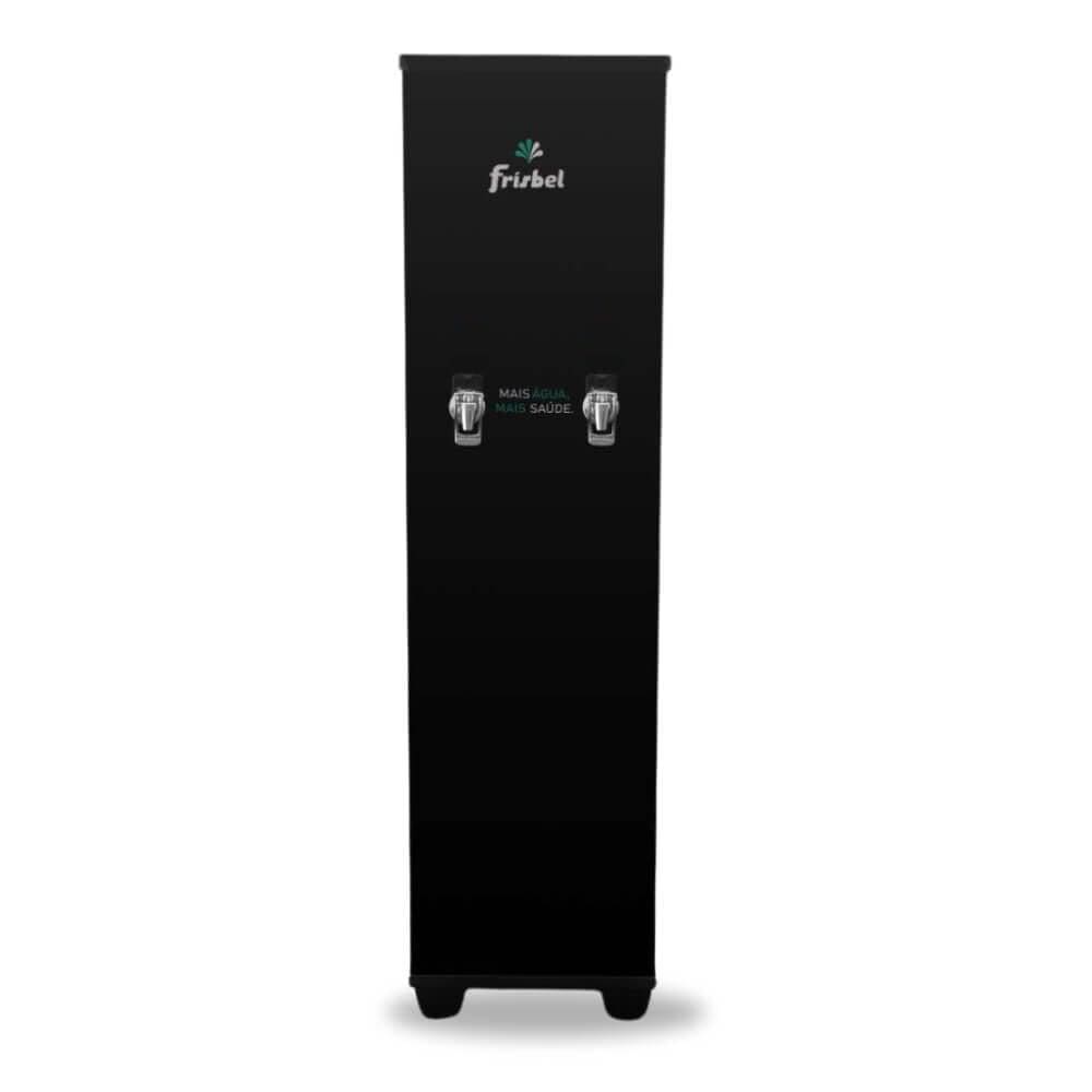 Bebedouro Industrial Coluna Frisbel 25 Litros 2 Torneiras Geladas Black - 110V