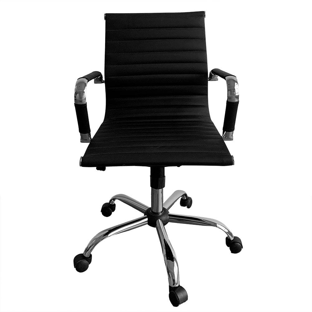 Cadeira Escritorio Executiva Giratoria Premium Preto MAXOFFICE