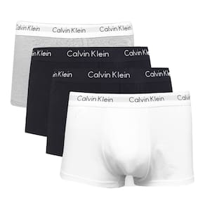 Kit c/4 Cuecas Calvin Klein Low Rise Trunk Cotton MAS2665 Multi