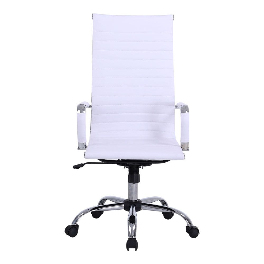 Cadeira Escritório Diretor Giratoria Premium Branco MAXOFFICE