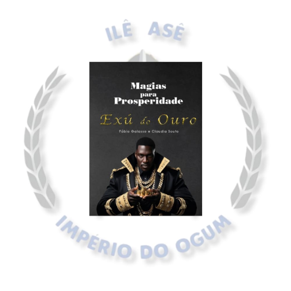 Livro Miniatura - Magias Para Prosperidade Exu Do Ouro