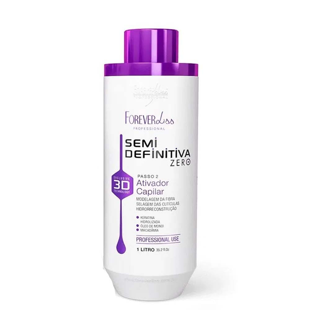 Escova Progressiva 3D Zero 1Litro Forever Liss