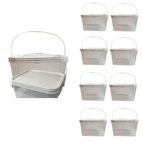 Balde Para Pintura 2.4 Litros-Kit 8 Pçs