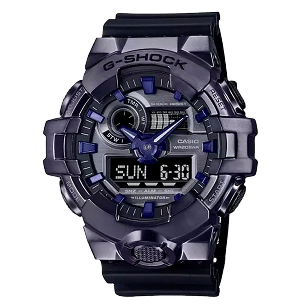 Relógio CASIO G-SHOCK masculino preto GM-700P-6ADR