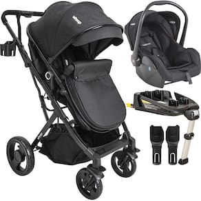 Carrinho de Bebe Bebe Conforto Base ISOFIX Kiddo Vox II Preto