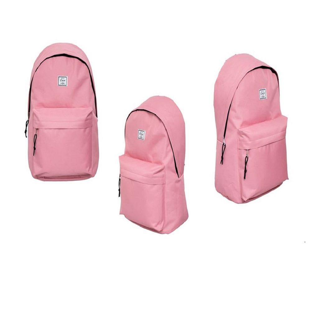 Mochila Casual Yins Convoy em Nylon Rosa 16" - Convoy