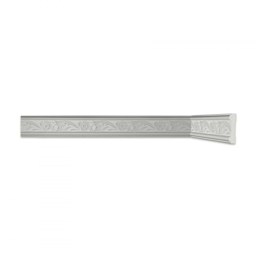 Kit com 20 Barras Roda Meio Hella Perfil de Poliestireno Homestar 40m Branco