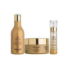 Kit Banho De Ouro Line Golden Dyusar Pequeno