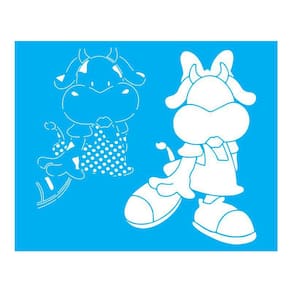 Stencil Tamako Country Vaca - 20X25Cm - Ref 9471
